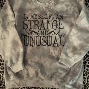 Strange and Unusually Tie dye crewneck